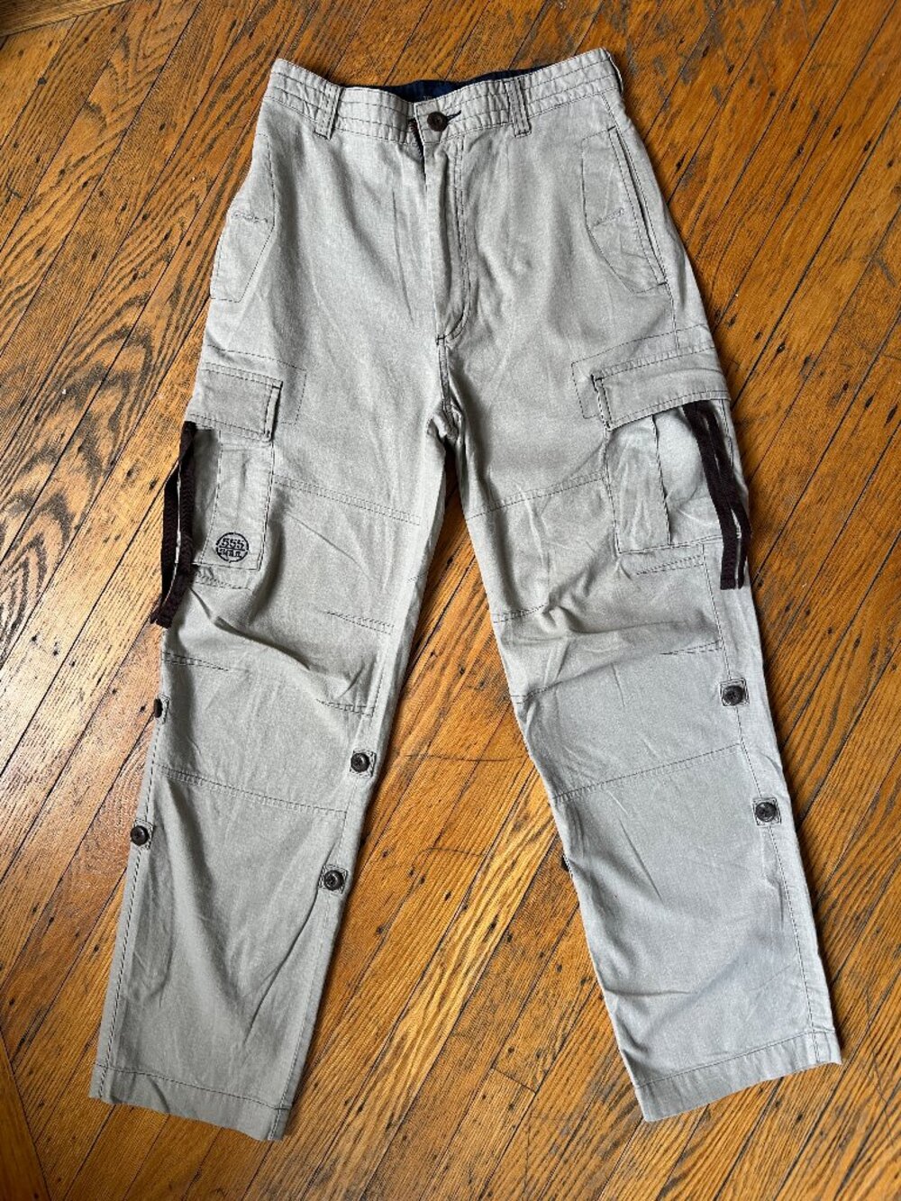 Vintage Triple Five Soul "555" multi pocket utility cargo pants Y2K sz 28